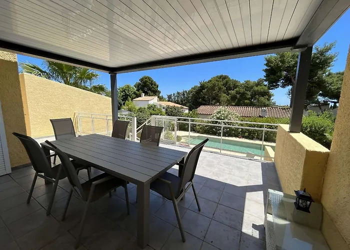 Charmante 3 Avec Piscine Privee A 10 Min De La Plage, Climatisee, Parking - Fr-1-607-26 *